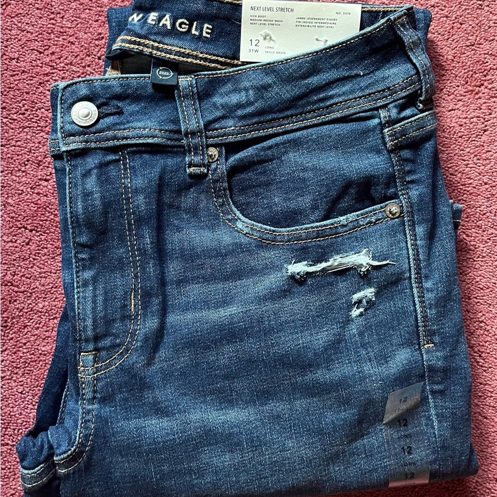 American Eagle Outfitters Women's Blue Jeans